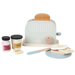 wooden toaster set