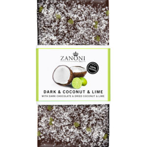 Zanoni dark, coconut lime Vegan chocolate