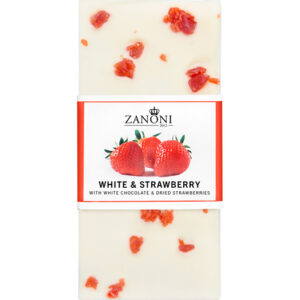 Zanoni white & strawberry chocolate