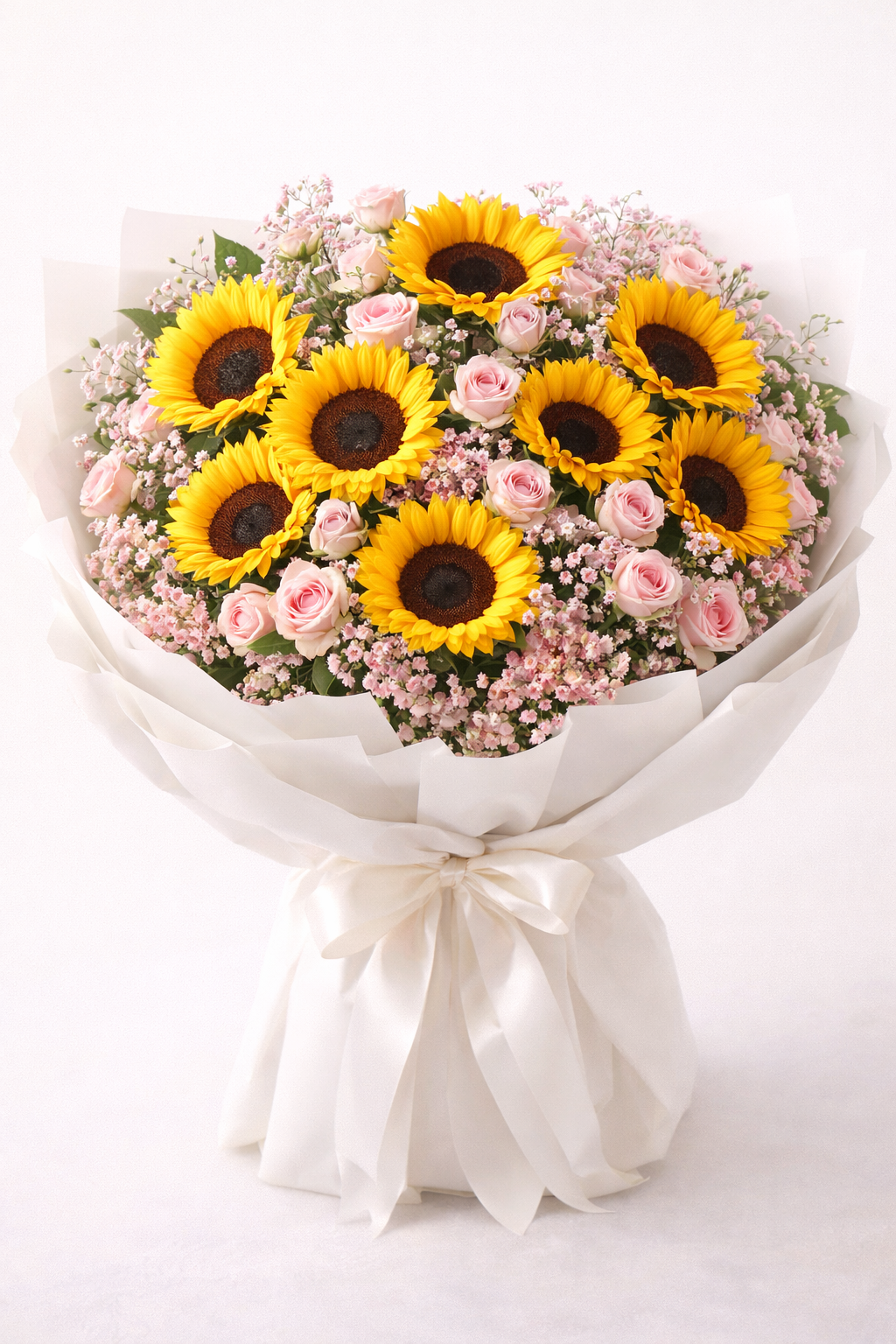 Blushing Sunshine Bouquet