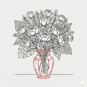 With Vase - Large